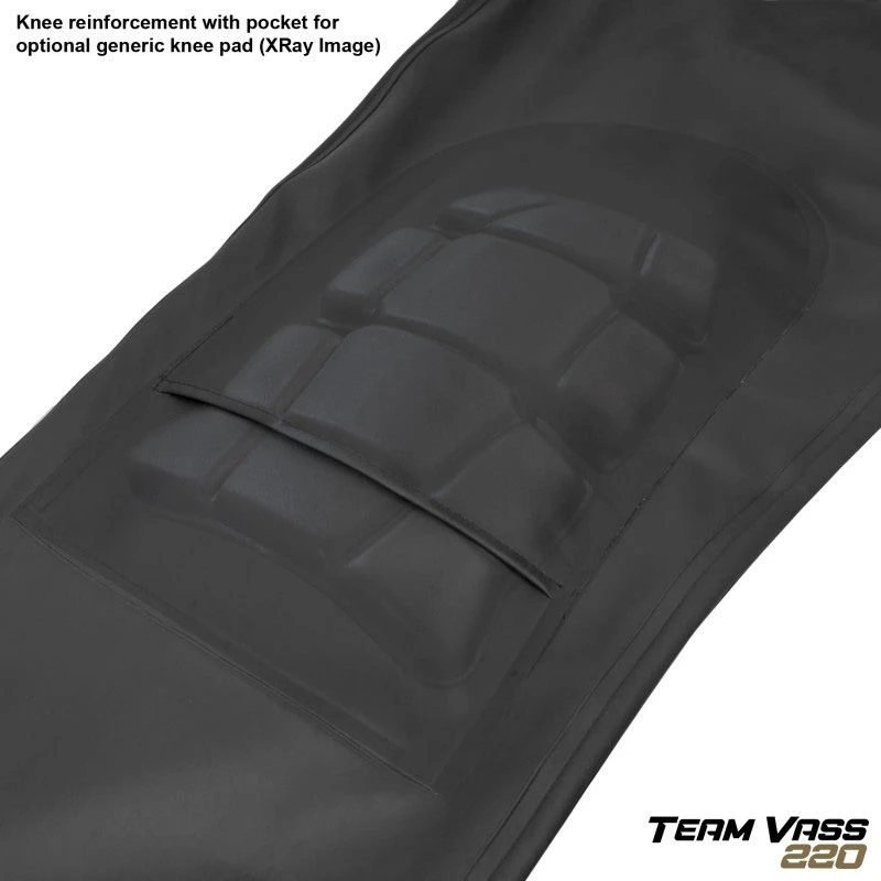 Team Vass 220 Bib & Brace w/Knee Black